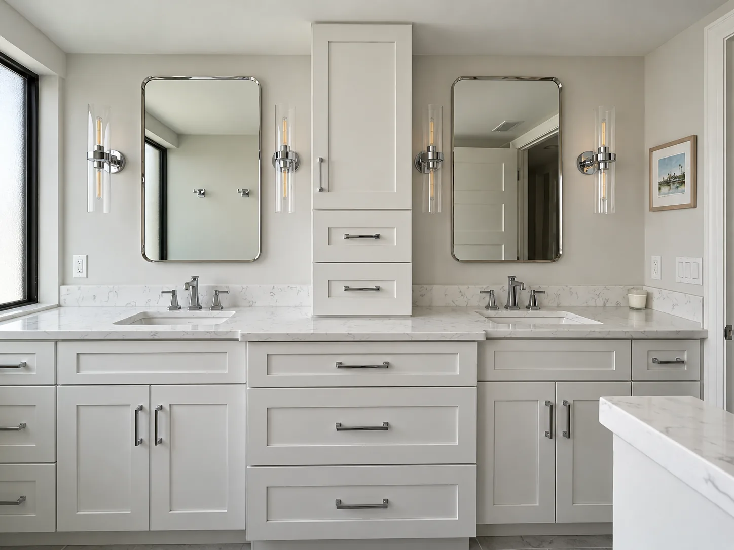 Tailored guest bathroom